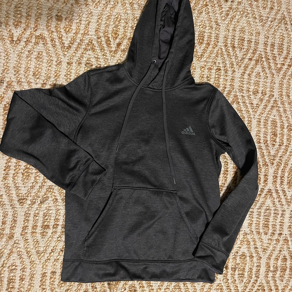 Adidas Kids Charcial Gray Hoodie
